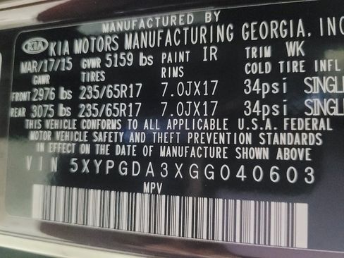 Used 2016 Kia Sorento LX image 33