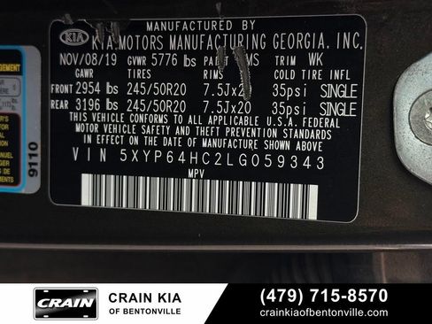 Used 2020 Kia Telluride S FWD image 30