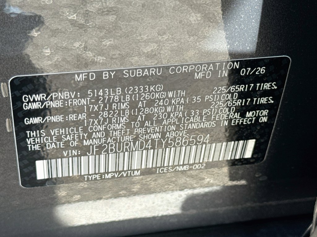 New 2026 Subaru Outback Wilderness AWD/4WD image 42