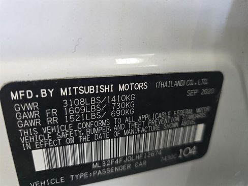 Used 2020 Mitsubishi Mirage G4 SE image 29