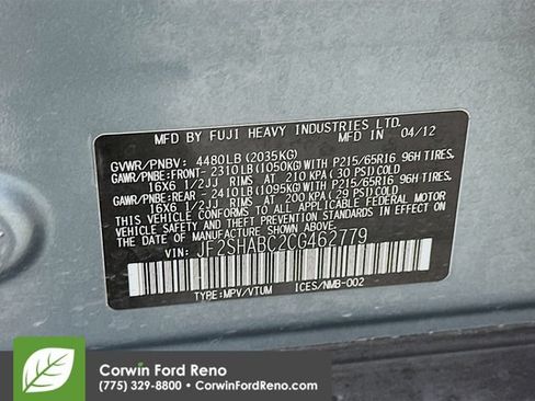 Used 2012 Subaru Forester 2.5X w/ Rugged Pkg 1 AWD/4WD image 29