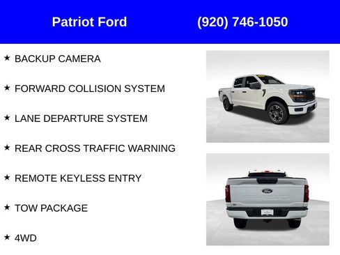 New 2025 Ford F150 STX w/ Equipment Group 200A image 8