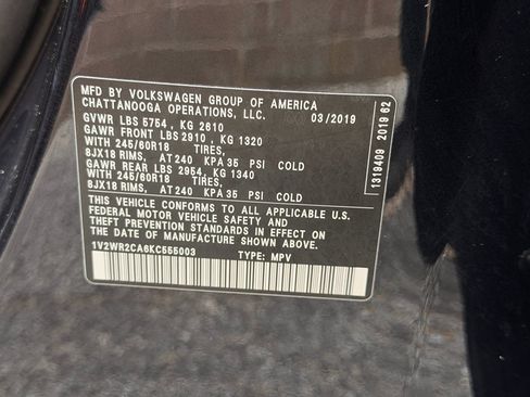 Used 2019 Volkswagen Atlas SE FWD image 31