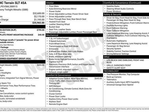 Used 2021 GMC Terrain SLT w/ Elevation Edition FWD image 2