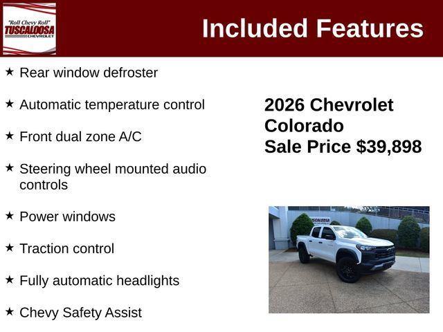 Used 2026 Chevrolet Colorado Trail Boss AWD/4WD image 12