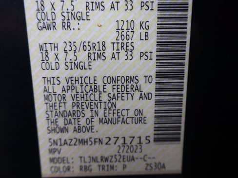 Used 2015 Nissan Murano SL w/ SL Technology Package AWD/4WD image 47