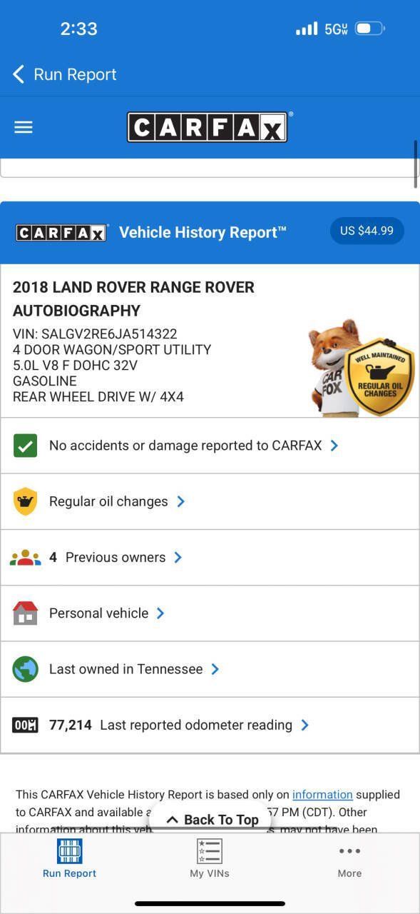 Used 2018 Land Rover Range Rover Autobiography AWD/4WD image 9