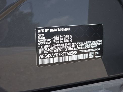 Used 2024 BMW M3 Competition w/ M Carbon Exterior Package AWD/4WD image 52