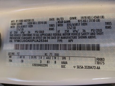 Used 2023 Ford Escape Active w/ Cold Weather Package image 33