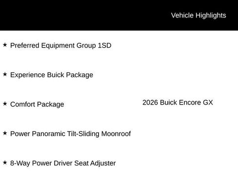 Used 2026 Buick Encore GX Sport Touring w/ Comfort Package AWD/4WD image 12