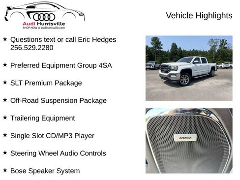 Used 2016 GMC Sierra 1500 SLT w/ SLT Premium Package AWD/4WD image 6