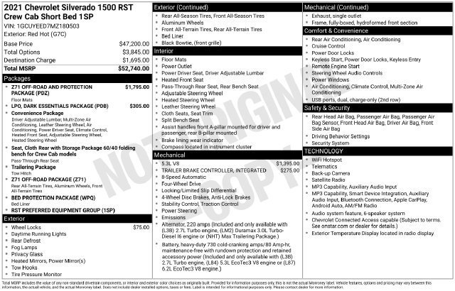 Used 2021 Chevrolet Silverado 1500 RST AWD/4WD image 4