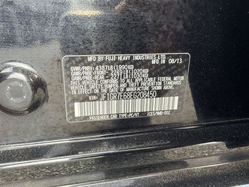 Used 2014 Subaru Impreza WRX Hatchback AWD/4WD image 33