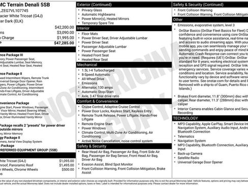 New 2027 GMC Terrain Denali AWD/4WD image 2