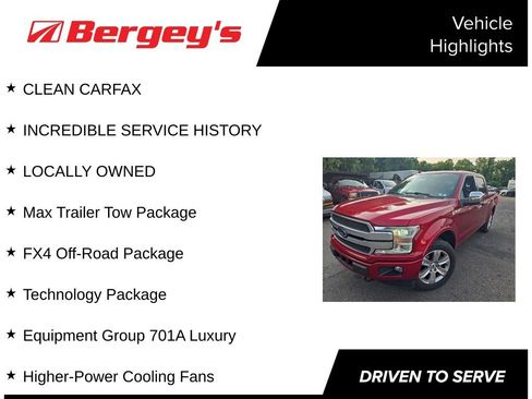 Used 2018 Ford F150 Platinum w/ Equipment Group 701A Luxury AWD/4WD image 5