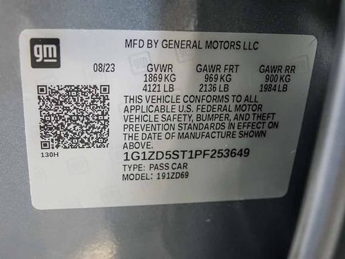 Certified 2023 Chevrolet Malibu LT FWD image 33