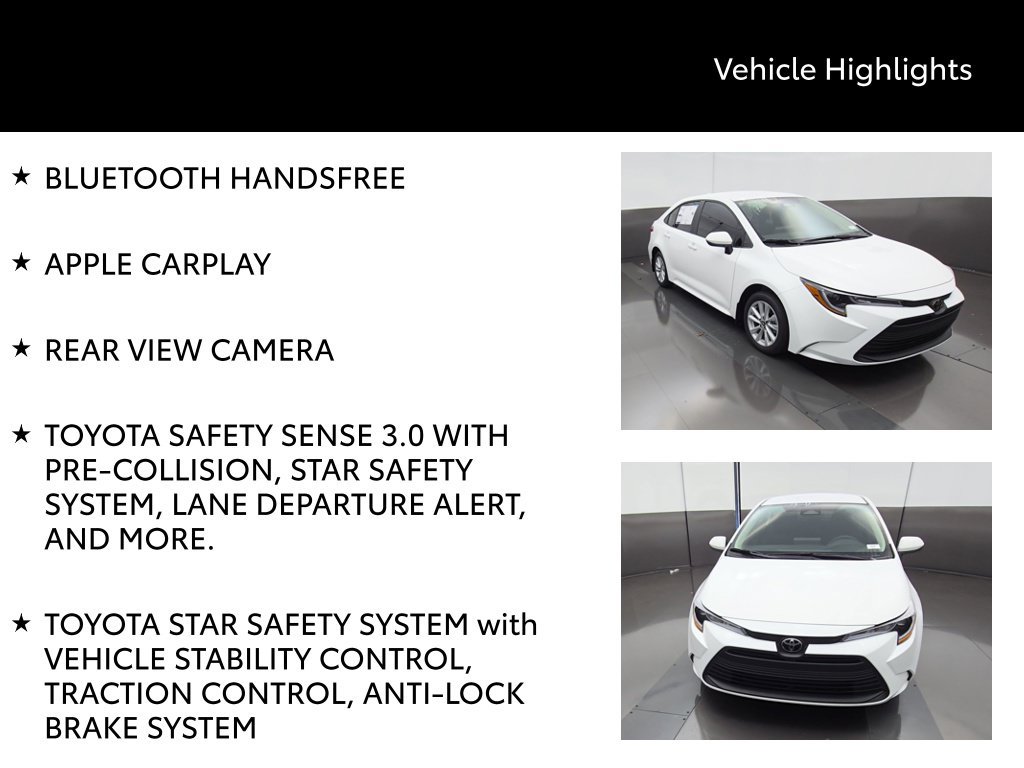 New 2027 Toyota Corolla LE w/ LE Premium Package FWD image 8