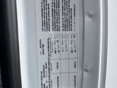 Used 2019 Chevrolet Express 4500 w/ RV Package RWD image 59