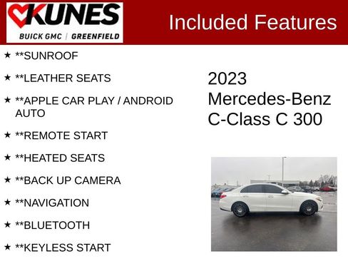 Used 2023 Mercedes-Benz C 300 4MATIC Sedan image 2