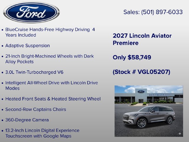 New 2027 Lincoln Aviator AWD image 6