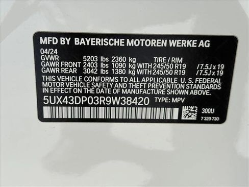 Certified 2024 BMW X3 sDrive30i w/ Convenience Package image 24