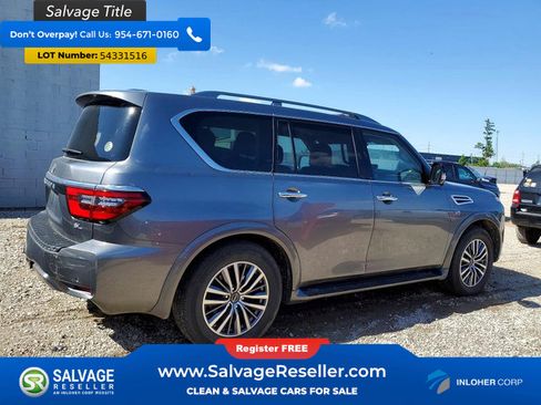 Used 2022 Nissan Armada SL w/ Captain's Chairs Package AWD/4WD image 4