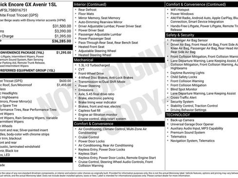 Used 2025 Buick Encore GX Avenir w/ Avenir Convenience Package FWD image 13