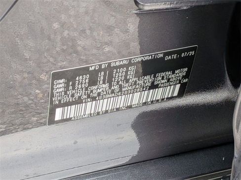 Certified 2025 Subaru Legacy Premium w/ Popular Package #1A image 35