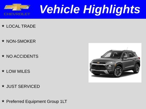 Used 2022 Chevrolet TrailBlazer LT FWD image 2