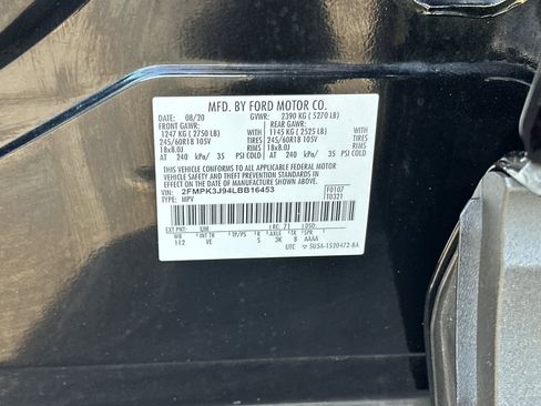 Certified 2020 Ford Edge SEL w/ Convenience Package image 30