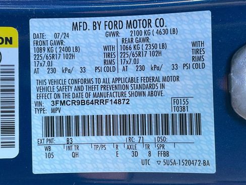 Used 2024 Ford Bronco Sport Big Bend w/ Convenience Package AWD/4WD image 50