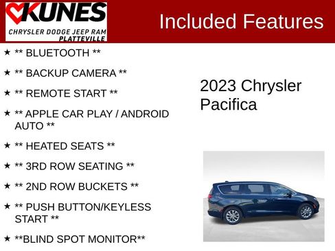 Used 2023 Chrysler Pacifica Touring-L image 2