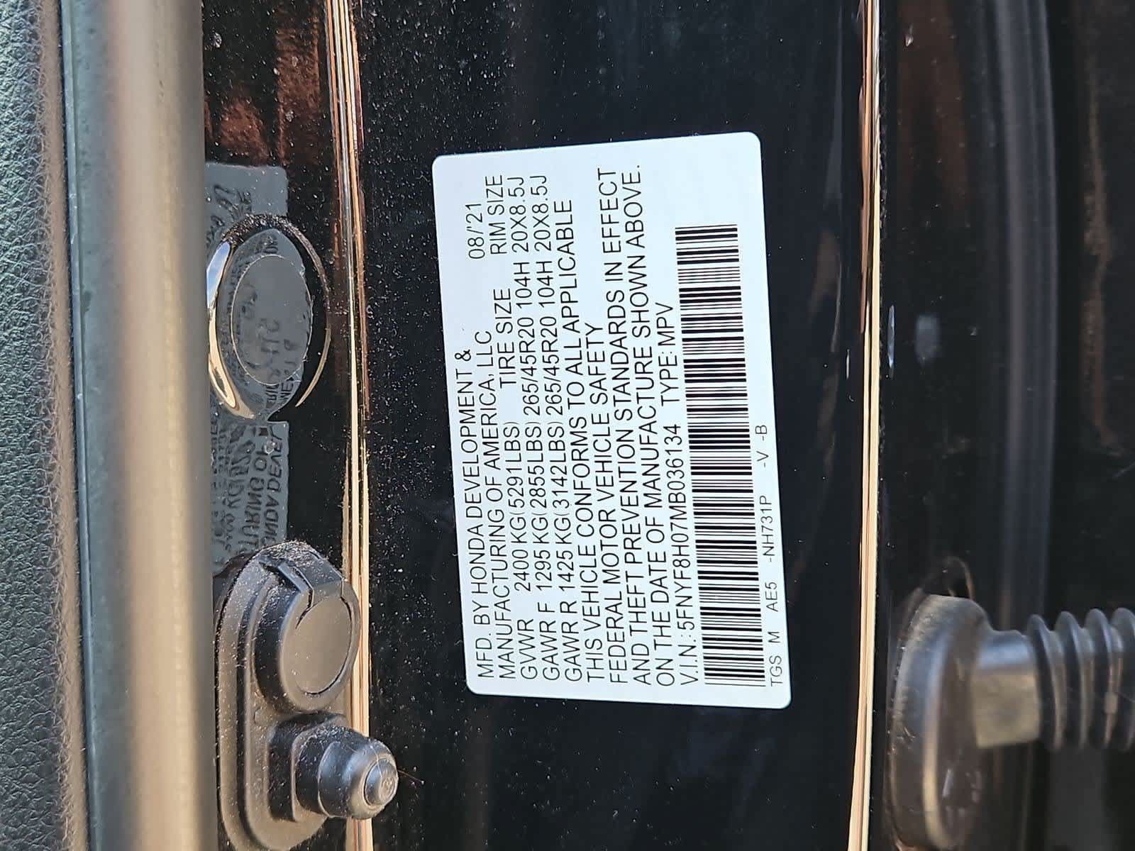 Used 2021 Honda Passport Elite image 37
