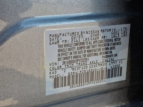 Certified 2023 Nissan Sentra SR w/ Electronics Package FWD image 25