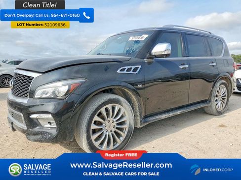 Used 2017 INFINITI QX80 2WD w/ Deluxe Technology Package image 1