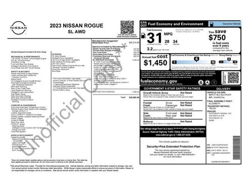 Certified 2023 Nissan Rogue SL w/ SL Premium Package image 40