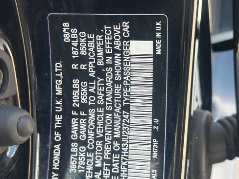 Used 2018 Honda Civic Sport image 39