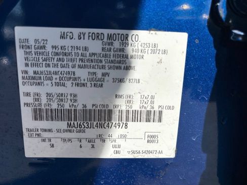 Used 2022 Ford EcoSport SES w/ Interior Protection Package AWD/4WD image 10
