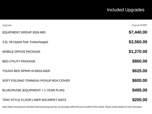 Used 2025 Ford F150 XLT w/ Equipment Group 302A MID image 9