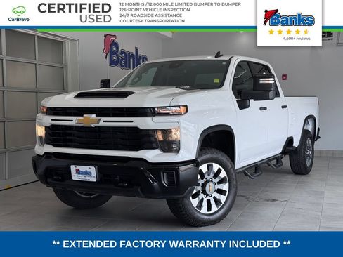 Certified 2025 Chevrolet Silverado 2500 Custom w/ Custom Convenience Package AWD/4WD image 1