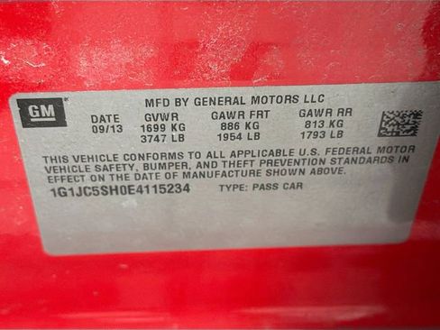 Used 2014 Chevrolet Sonic LT w/ Wheels and Fog Lamp Package image 30