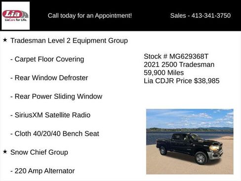 Certified 2021 RAM 2500 Tradesman AWD/4WD image 6