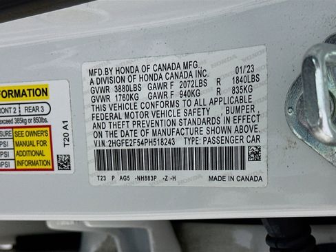 Used 2023 Honda Civic Sport image 12