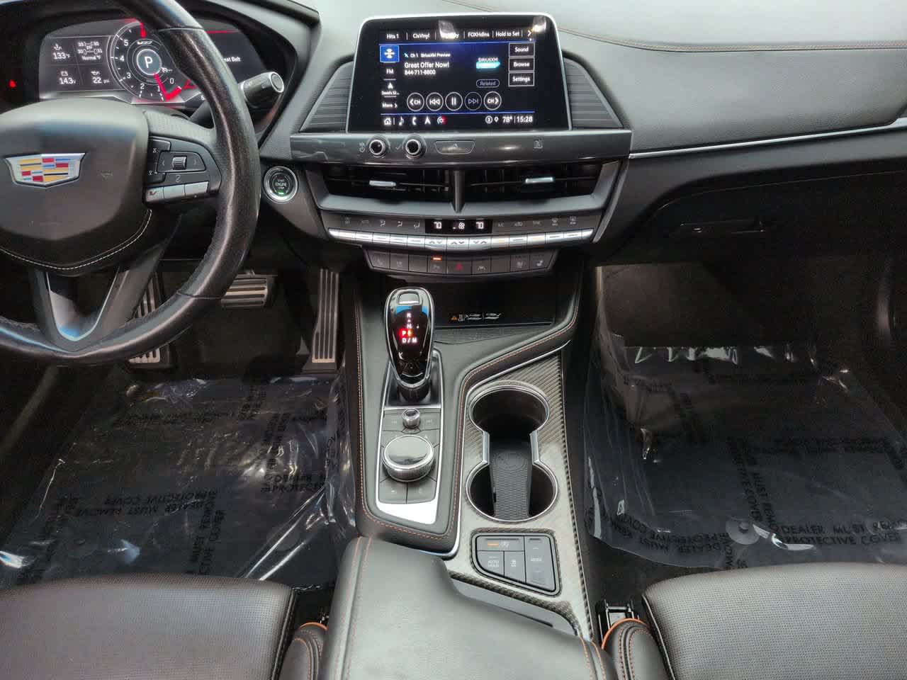 Used 2021 Cadillac CT4 V w/ Technology Package RWD image 18