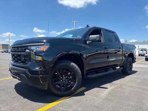 New 2026 Chevrolet Silverado 1500 Custom w/ Turbomax Blackout Package RWD image 1