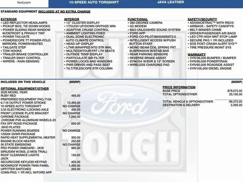 New 2026 Ford F350 King Ranch w/ Chrome Package image 2