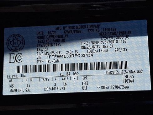 Used 2024 Ford F150 Tremor w/ Mobile Office Package AWD/4WD image 31