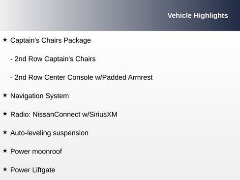 Used 2024 Nissan Armada Platinum w/ Captain's Chairs Package AWD/4WD image 8