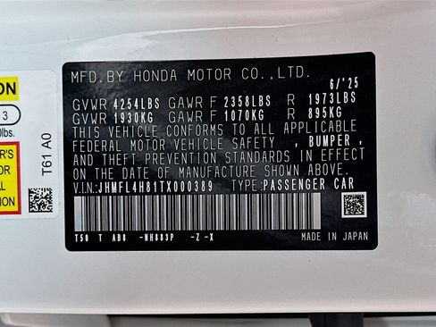 New 2026 Honda Civic Sport image 31