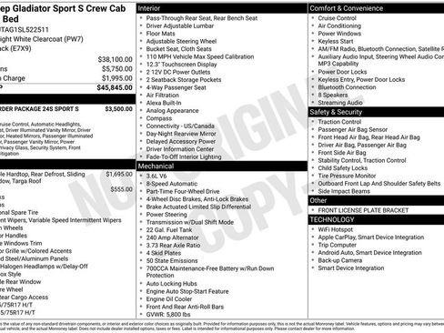 Used 2025 Jeep Gladiator Sport AWD/4WD image 32